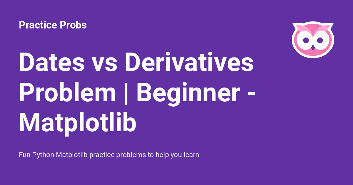 dates-vs-derivatives-problem-beginner-matplotlib-practice-probs